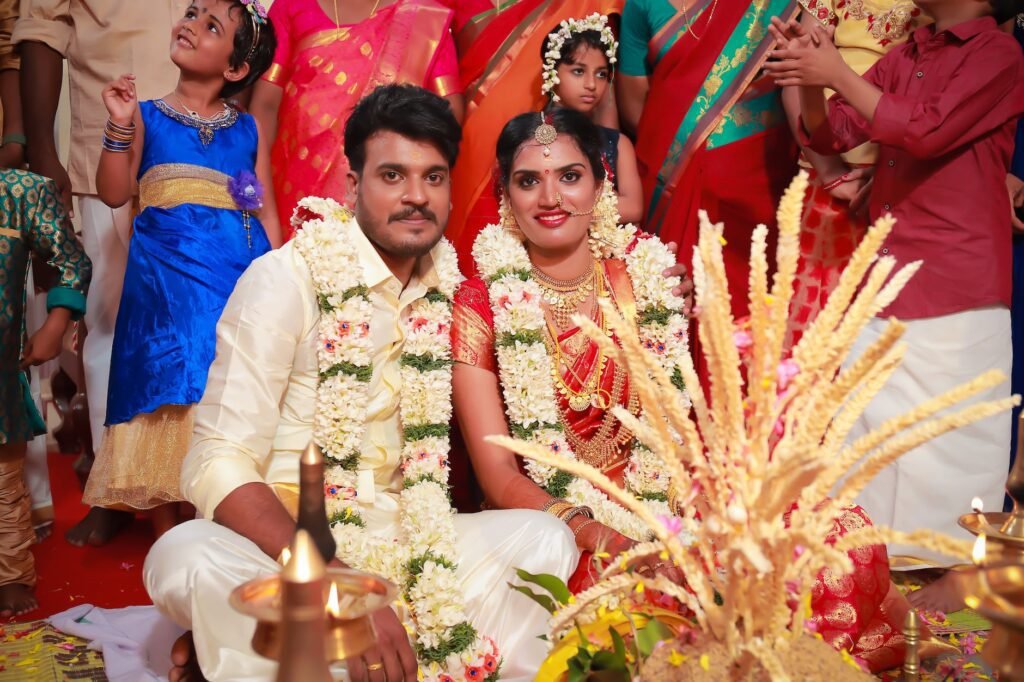 a couple during their wedding