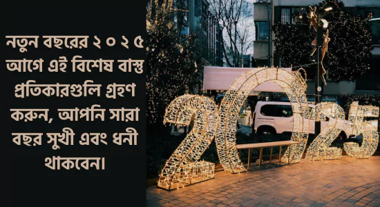 জৌতিষ এর কথা বলুন বিনামূল্যে 10 নতুন বছরের ২ ০ ২ ৫ আগে এই বিশেষ বাস্তু প্রতিকারগুলি গ্রহণ করুন, আপনি সারা বছর সুখী এবং ধনী থাকবেন।